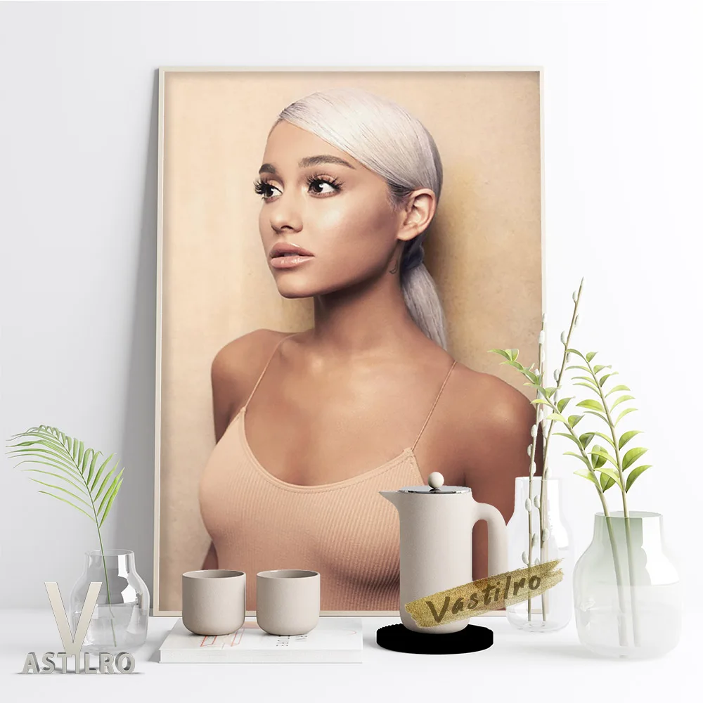 

Ariana Grande Modern Canvas Painting Star Poster Hot Music Singer Art Prints Living Room Home Decor Bar Pub Club Wall Picture