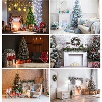 shengyongbao christmas indoor theme photography background fireplace children backdrops for photo studio props 21712 yxsd 05