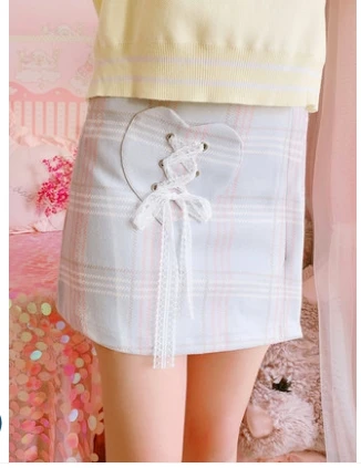 Милая юбка принцессы в стиле &quotЛолита&quot универсальная Свободная Корейском на