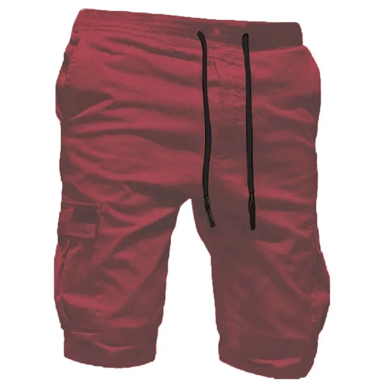 Синие шорты мужские джинсы повседневные короткие штаны комбинезоны с карманами