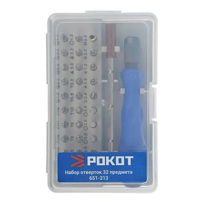 РОКОТ Набор отверток 32 предмета|Отвертка| |