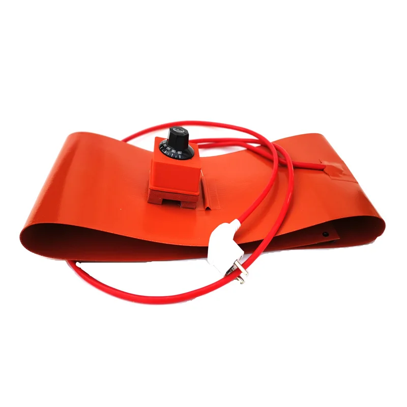 240v 300w 250*1156*1.5mm Silicone Heater for Gas Tank(dia 400mm) dial thermostat on pad 1500mm lead wire with European Plug | Дом и сад