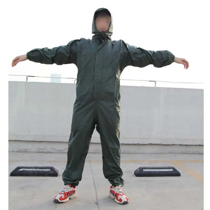 Army green Улучшенный мотоциклетный плащ для мужчин Открытый камуфляж дождевик для женщин водонепроницаемый комбинезон дождевик для велопрогулок Туризм Кемпинг дождевик - Цвет: Army green