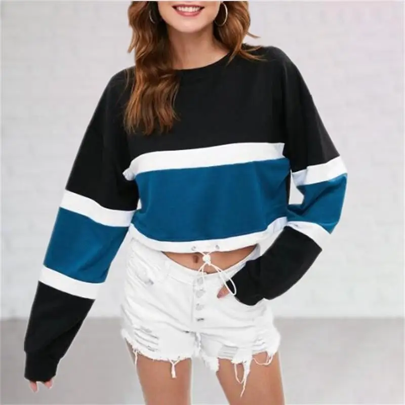 Осень 2019 новинка уличные хипстеры с круглым вырезом Свободная Женская толстовка