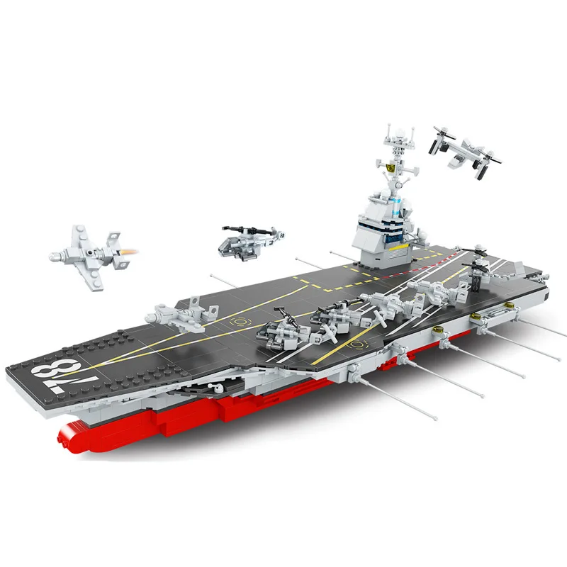 2021 2 мировая война армия военный солдат модель корабля строительные блоки