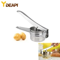 ydeapi stainless steel potato ricer masher fruit vegetable press juicer crusher squeezer household kitchen cooking tools
