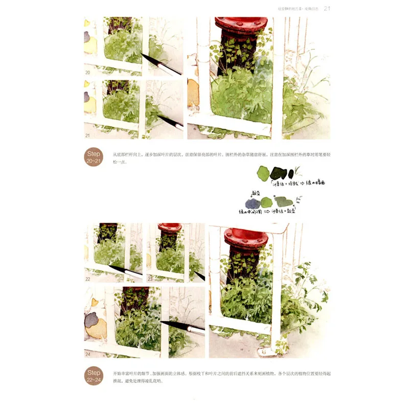

Watercolor Coloring Books Painting Techniques Tutorial Book Art A Quiet Place 2 Street Corner Journal-Mimo Sketch Drawing Comic