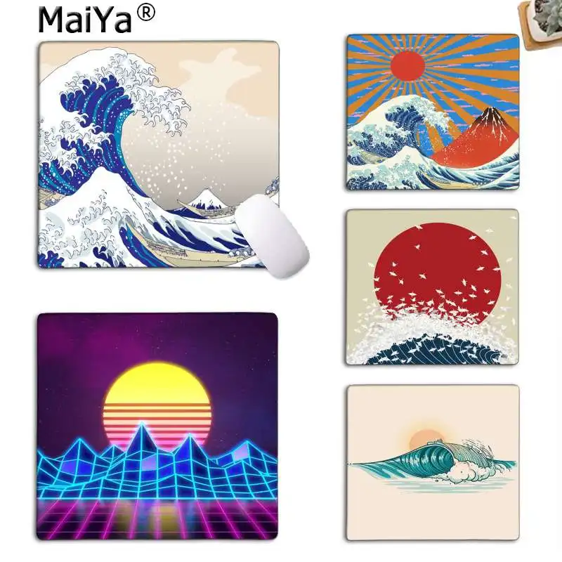 MaiYa высокое качество красивые аниме волны рисование искусство клавиатура