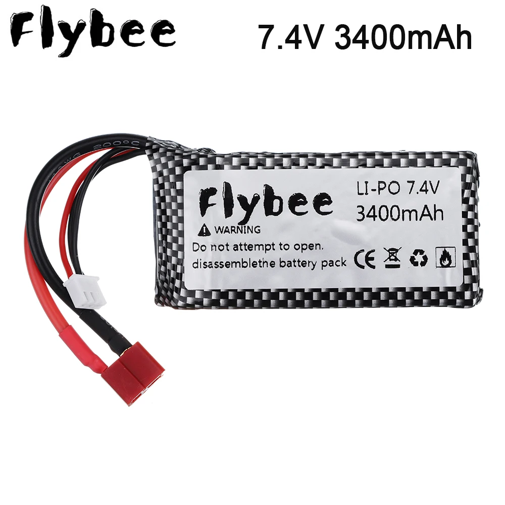 Литий-Полимерный Аккумулятор 7 4 В 3400 мА · ч для четырехколесного