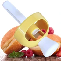 2pcsset diy donut mold cake mold with dipping forceps cake decor tool plastic desserts bread cutter kitchen gadget bakeware