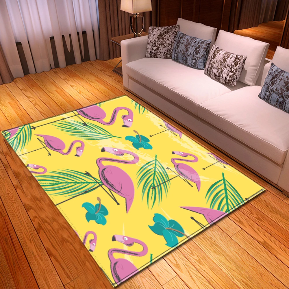 3D ковер с Фламинго в скандинавском стиле домашний декоративный детский игровой