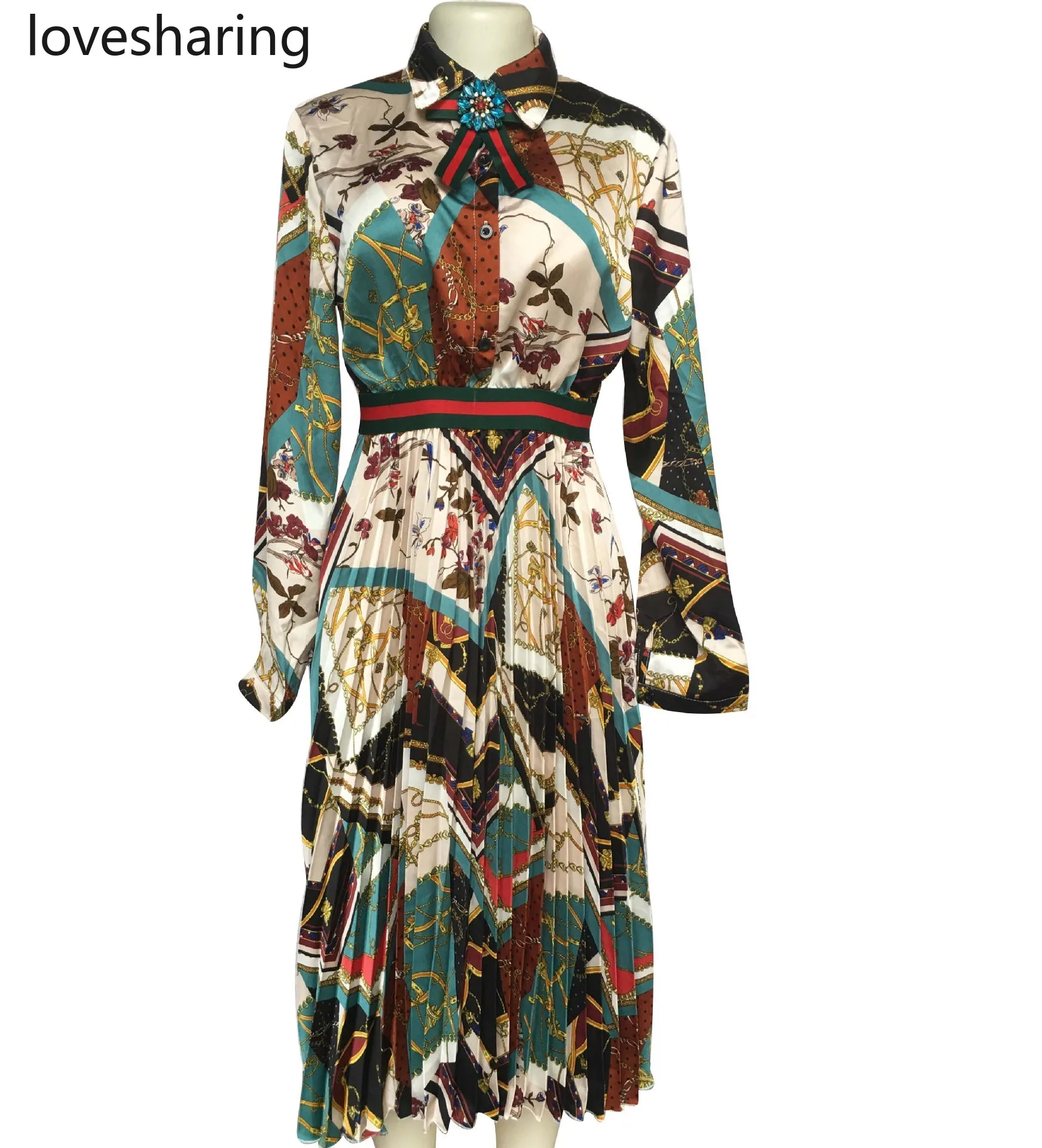 Атласная Печать пресс-складка элегантный Африканский мода рубашка воротник и