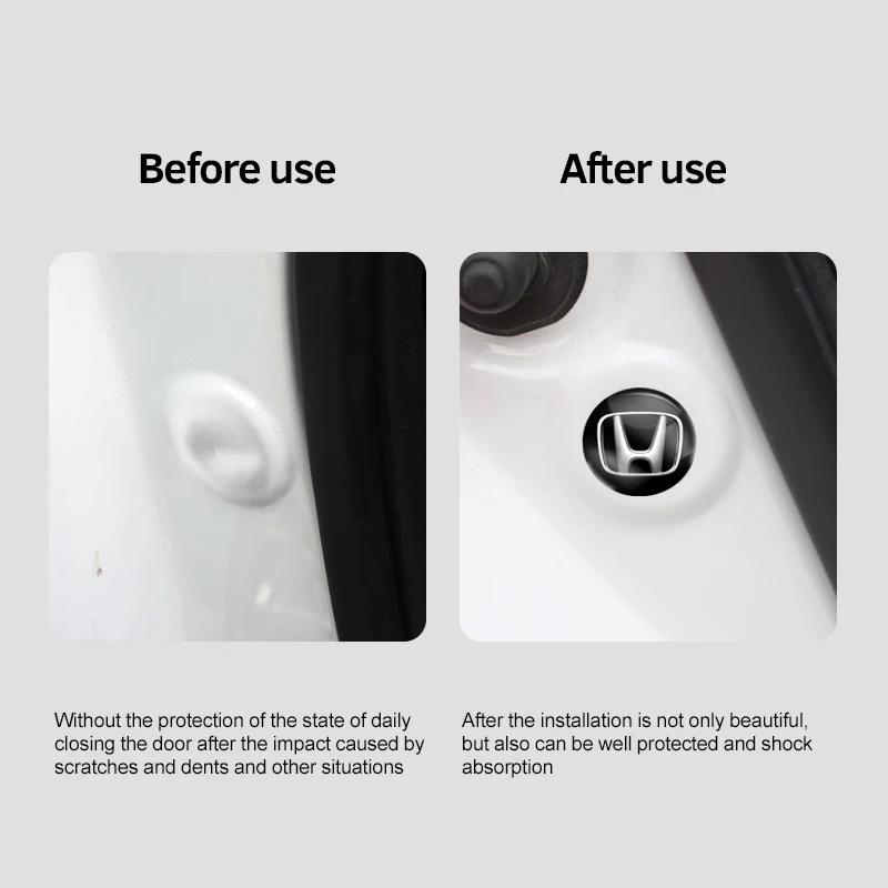 4 шт. звукоизоляционные амортизаторы для двери автомобиля Honda CRV Civic Fit Accord Stream HRV