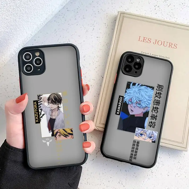 

tokyo revengers Phone Case For iphone 13 11 8 7 plus mini x xs xr pro max matte transparent cover