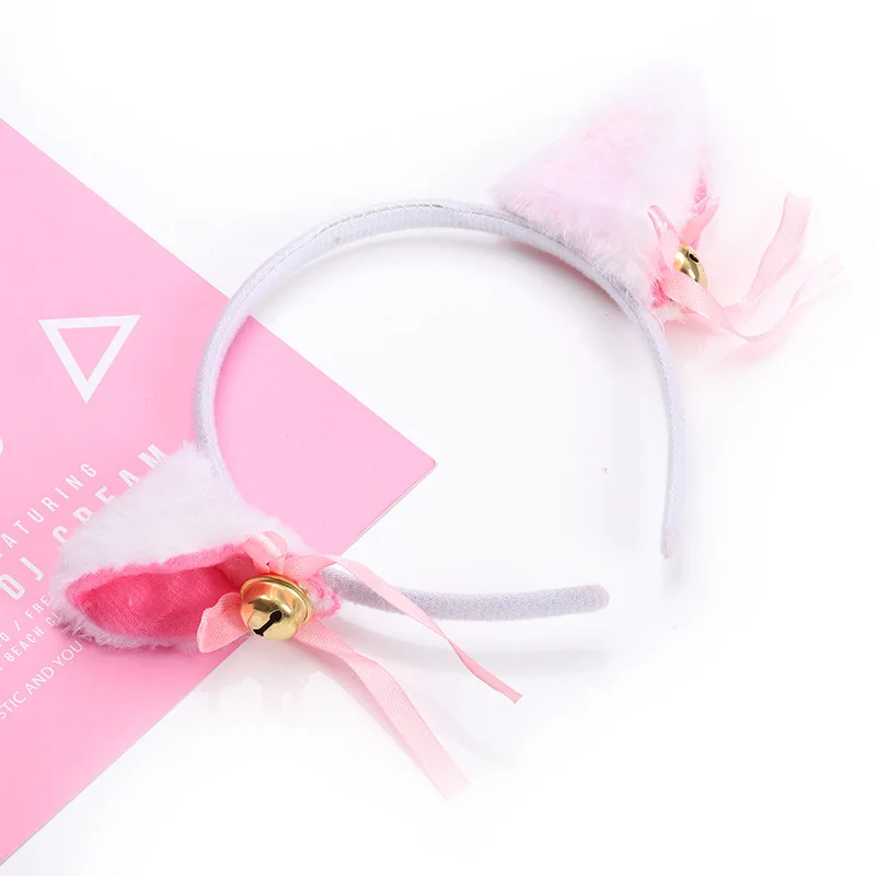 Красивые маскарад Хэллоуин с украшением в виде кошачьих ушек Косплэй кошачьими