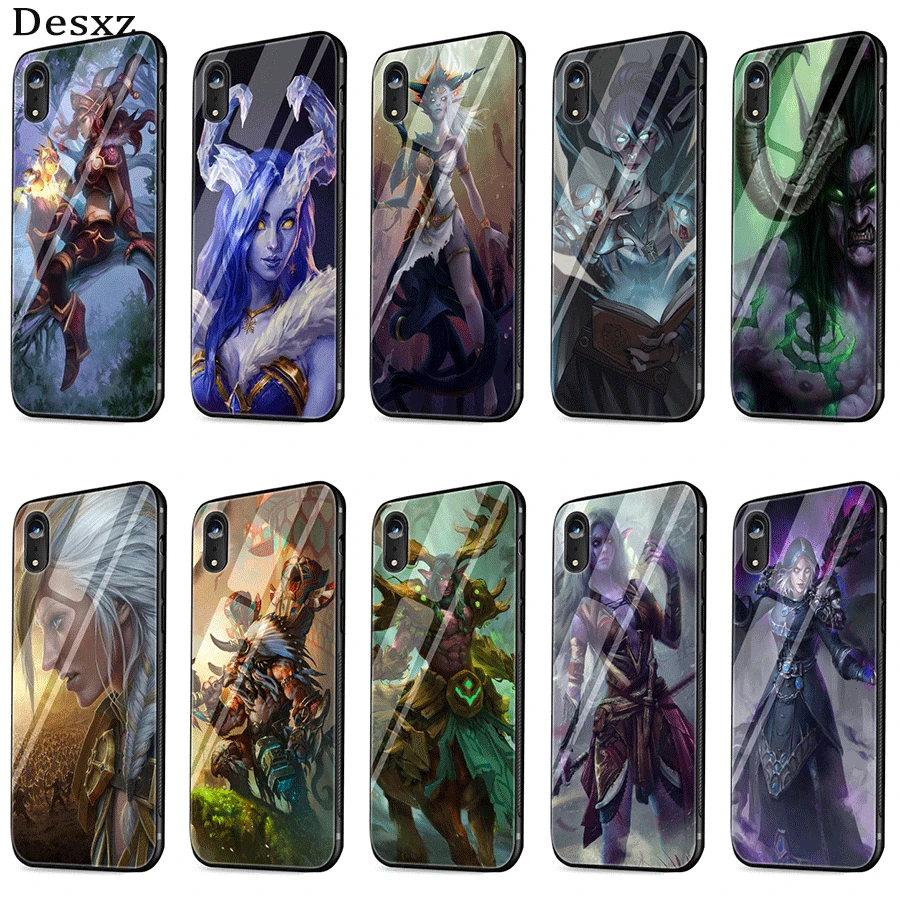 Чехол для телефона из ТПУ чехол Iphone 5 6 6s 7 8 Plus X XR XS Max World Of Warcraft|Чехлы-накладки| |