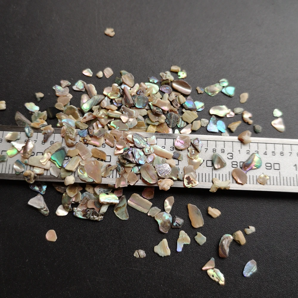 100 г/лот натуральная жемчужная ракушка из дробленого абалона перламутровая для