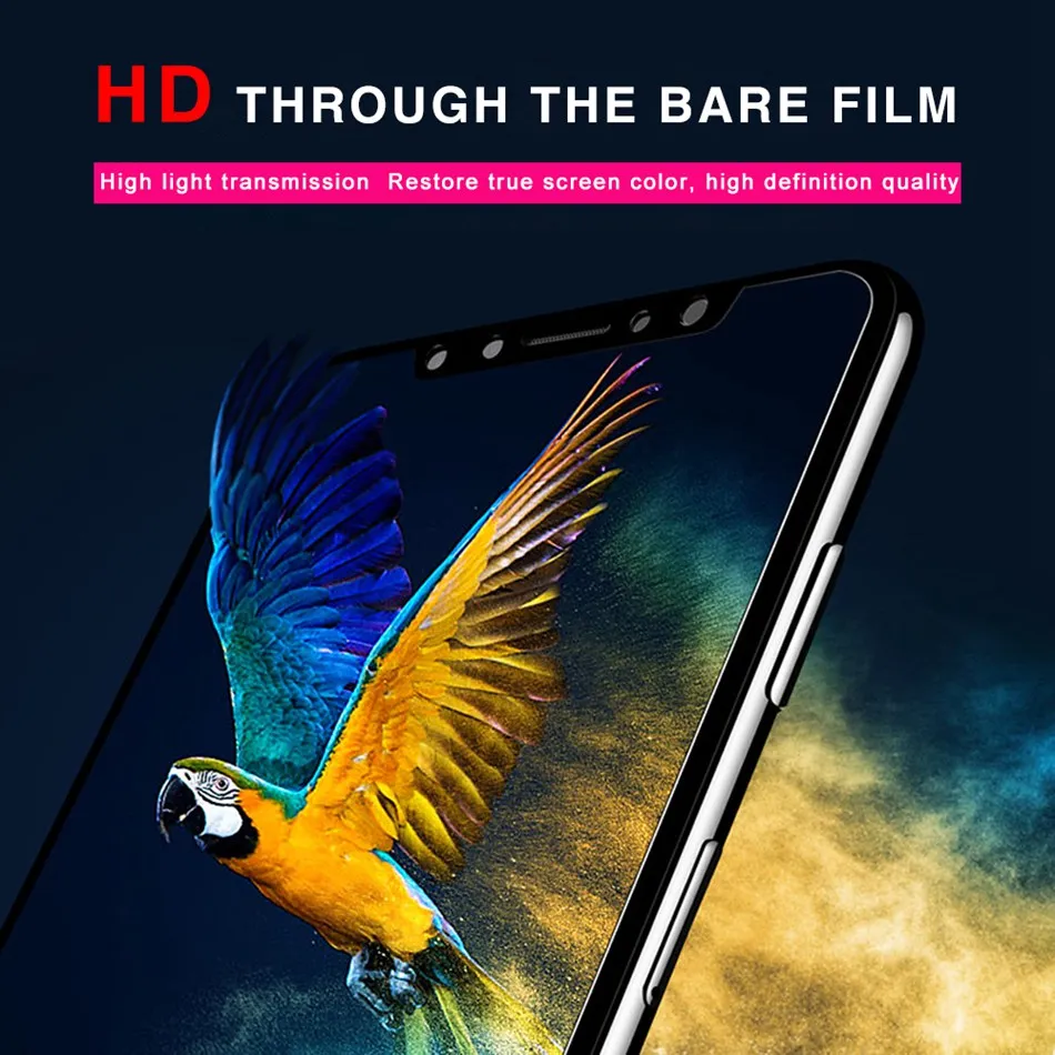 Закаленное защитное стекло 9D для Honor 8X защиты экрана Huawei 10 Lite Note 9 7A 7X Magic 2 |