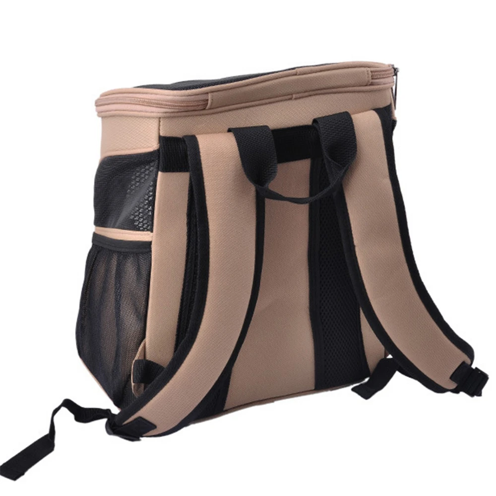 Прозрачный рюкзак для домашних животных дорожная сумка с мячиком ранец щенков и котят сетчатый растяжимый