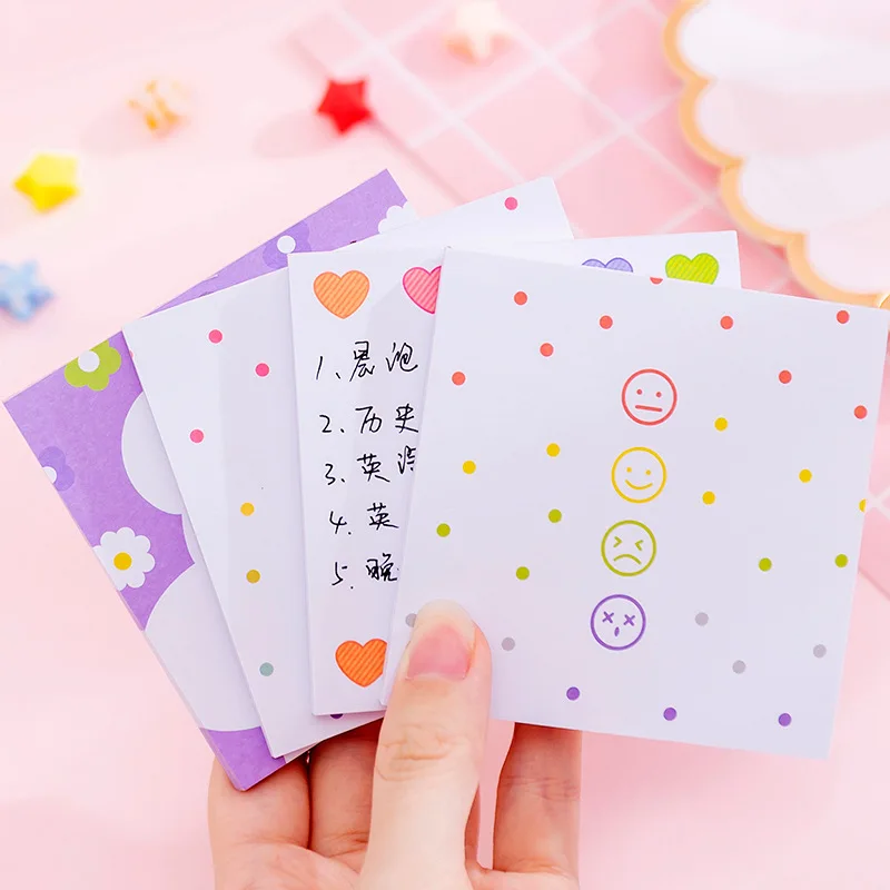 Корейский мини бумажный блокнот для заметок милый канцелярских принадлежностей