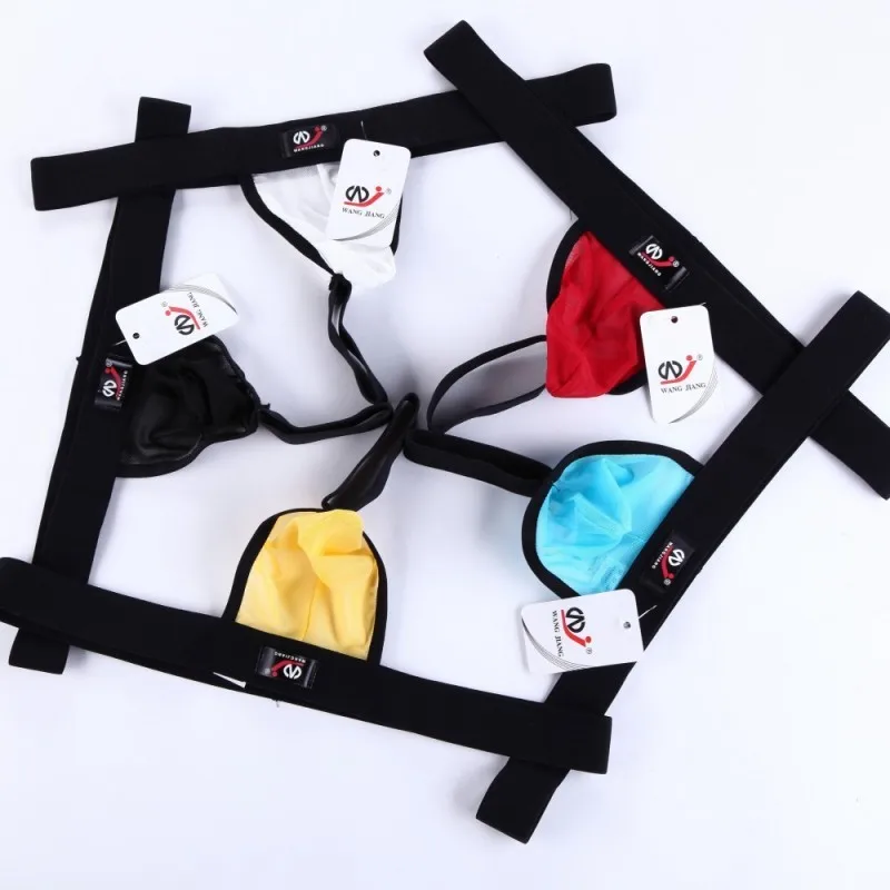 Соблазнительная прозрачная из тюли jockstrap Мужское нижнее белье для геев