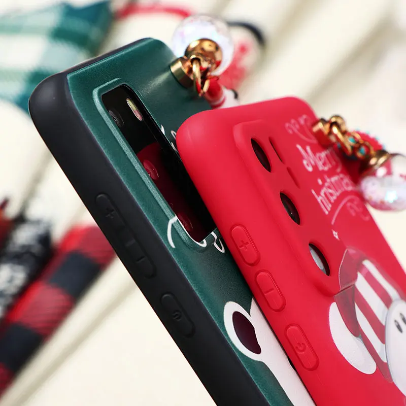 Чехол для Huawei Honor 20 10x 10i 20i 9x Lite 8x 8a 9 P30 P20 P40 E Pro Y6 P smart 2019 новогодний рождественский