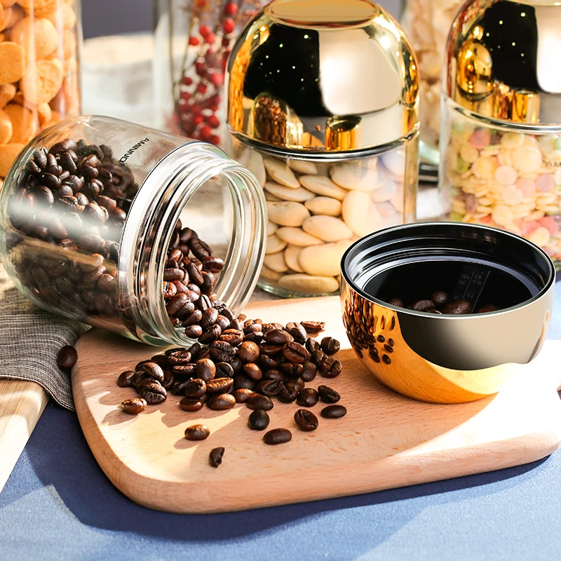 AMINNO Стеклянная банка для хранения конфет Маленькая 450мл Бутылка продуктов