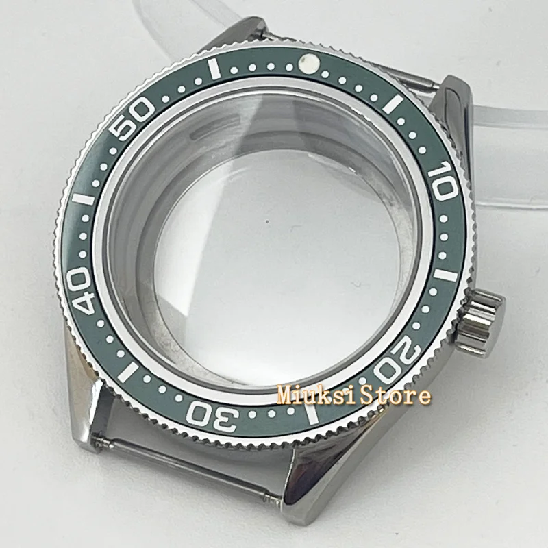 Чехол для часов 42 мм Серебристый NH35 NH36 чехол с рамкой из твердого сапфирового