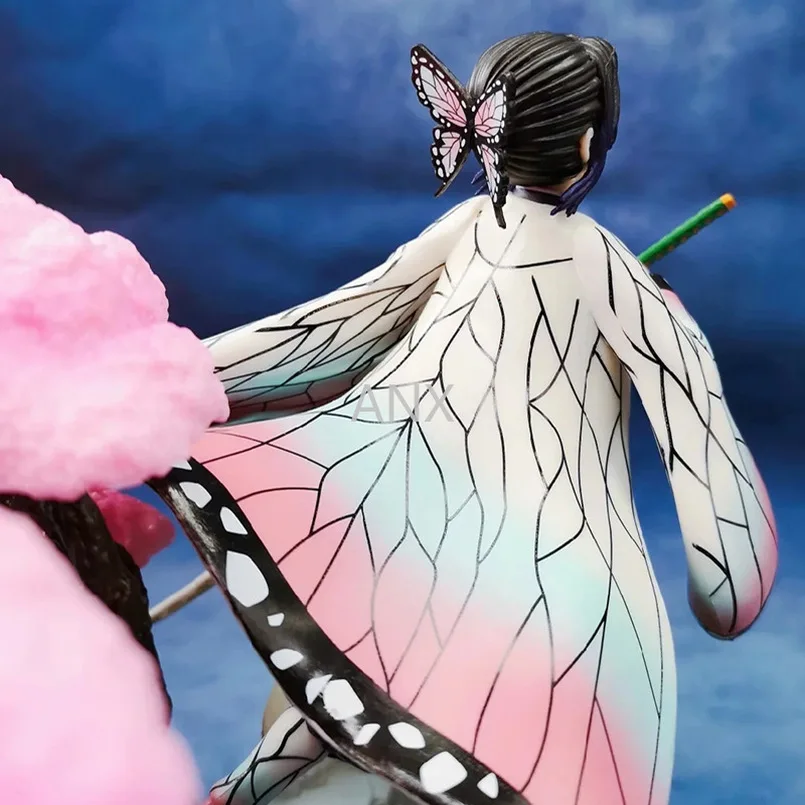 

25CM Demon Slayer Kochou Shinobu Peripherals Figure PVC Action Anime Collection Doll Model Toy Japan anime for chilsren gifts