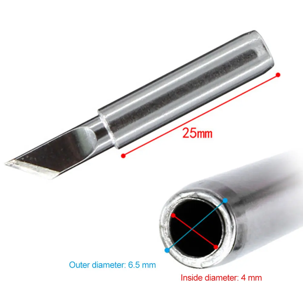 

5PCS Welding Tool Soldering Iron Head Horseshoe Welding Head 900M Pointed Knife Type Iron Tip Thermostat Soldering Accessories