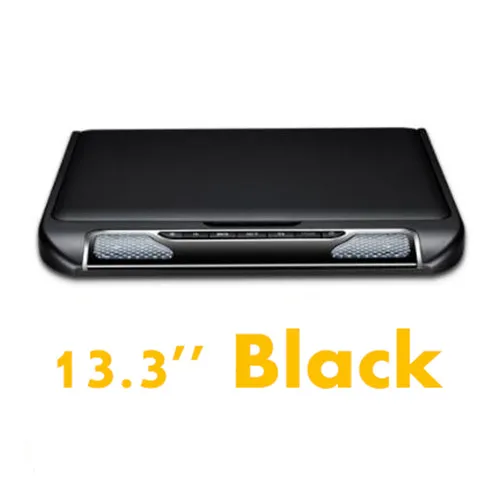 RoverOne 11,6 ''/13,3'' DC 12V откидной монитор, верхний дисплей, потолочный монитор с креплением на крыше, мультимедийный медиаплеер 1080P HDMI - Цвет: 13.3 MP5 Black
