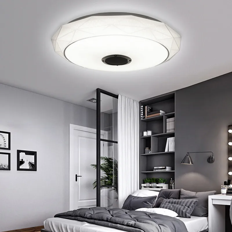 

40CM Modern RGB LED Ceiling Light 60W Home Lighting APP bluetooth Music Bedroom Lamp Smart Ceiling Lamp with Remote Control