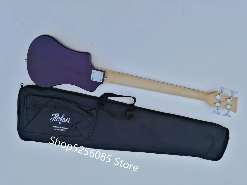Фиолетовый бас hofner коротышка бас 4 струны на заказ hofner Мини Путешествия Бас красный цвет бас гитара