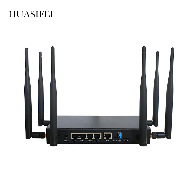 IPQ4019 4G LTE Wireless dual-band Gigabit router 4g Hotspot 3. 0 USB Wi-Fi router with 4 SIM card slot industrial grade router