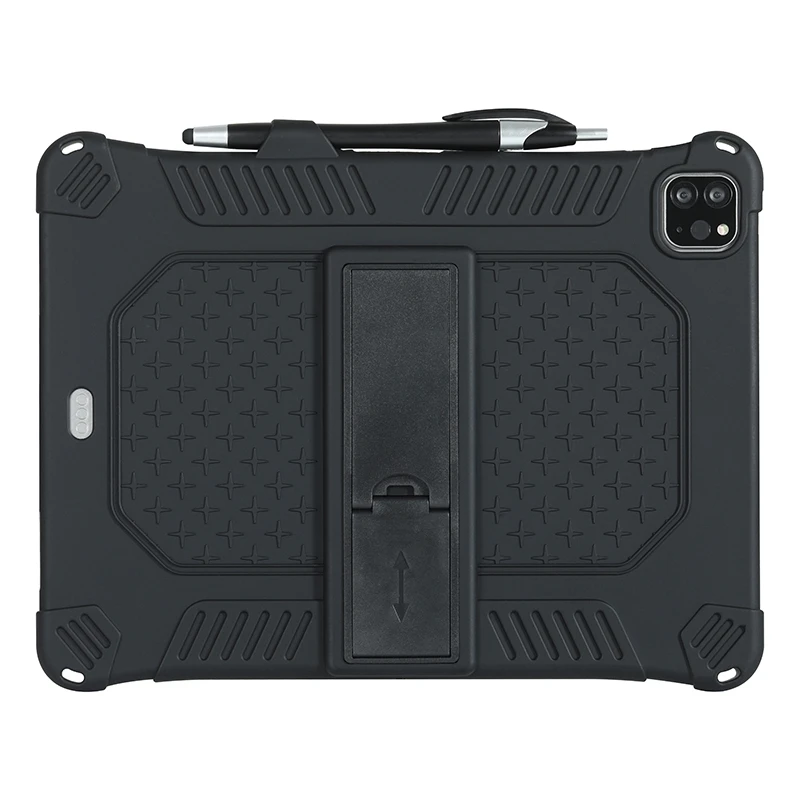 

Tablet Case for iPad 11 PRO 2020 Upgrade Silicone Case Protective Case Anti-Fall with Strap and Capacitor Pen