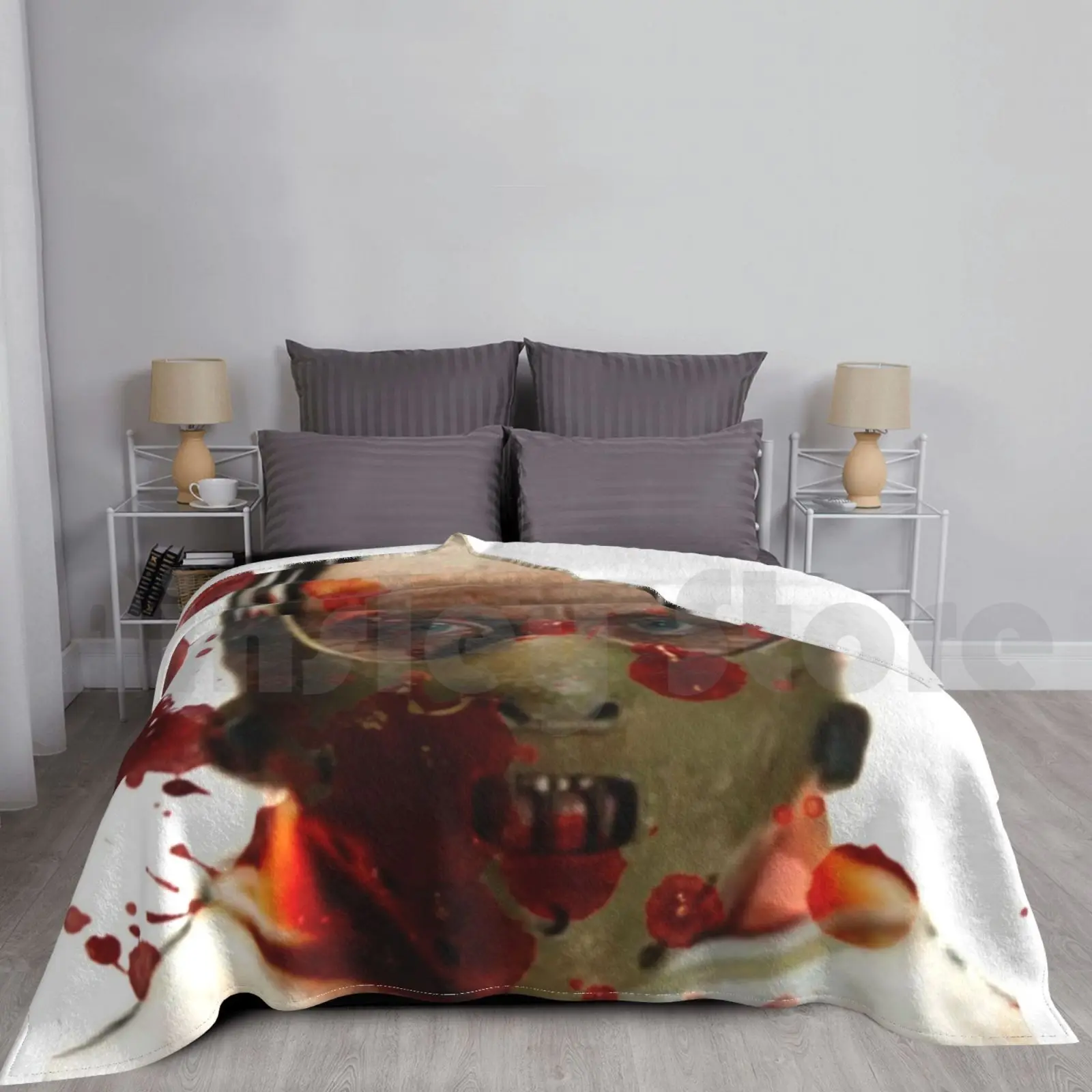 Ганнибал Lecter модное одеяло на заказ каннибл