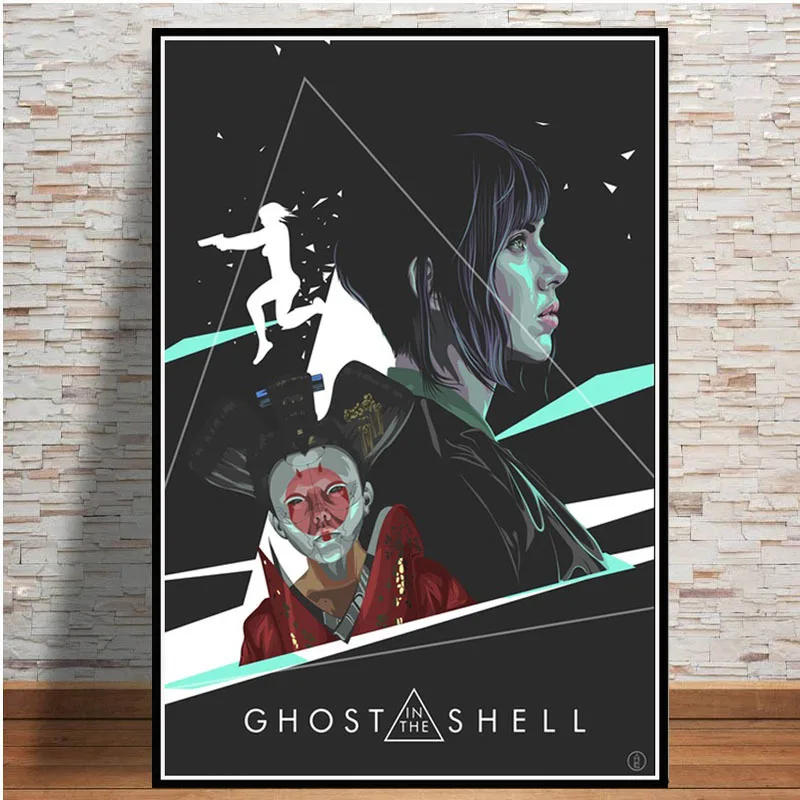16 Poster And Prints Hot Ghost In The Shell Fight Police Japan Anime Art Paintings Canvas Wall Pictures For Living Room Home Decor - Цвет: 16
