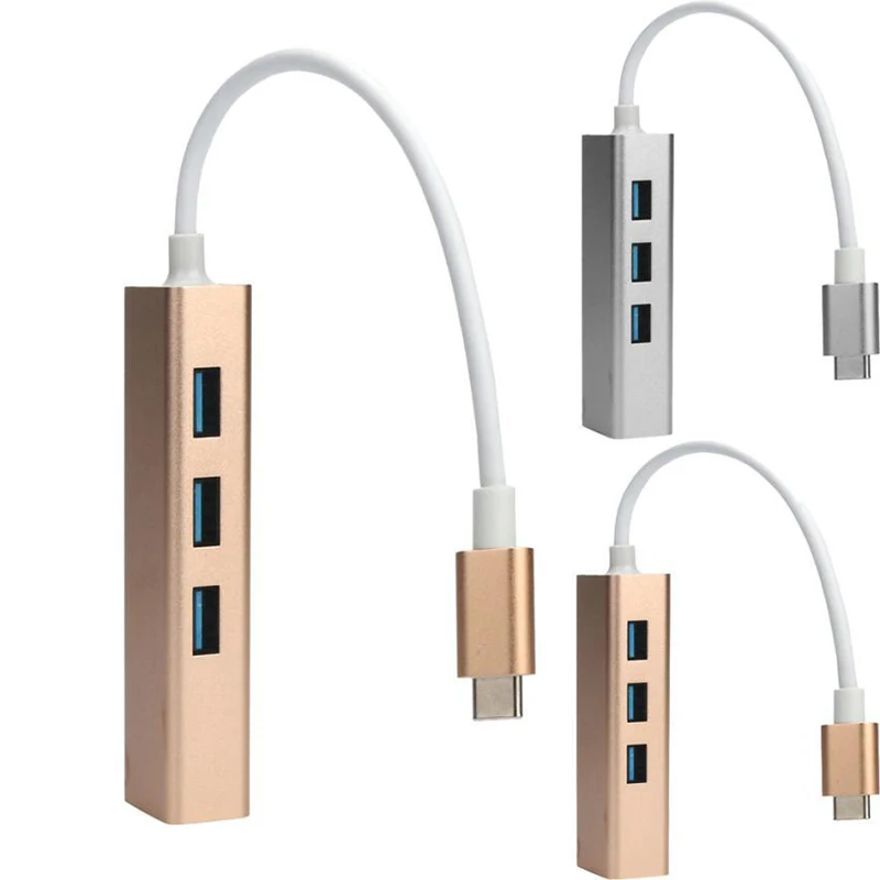 

USB3.0 Hub Multifunctional RJ45 Adapter Plug and Play Portable for Laptop PC Office New Arrival