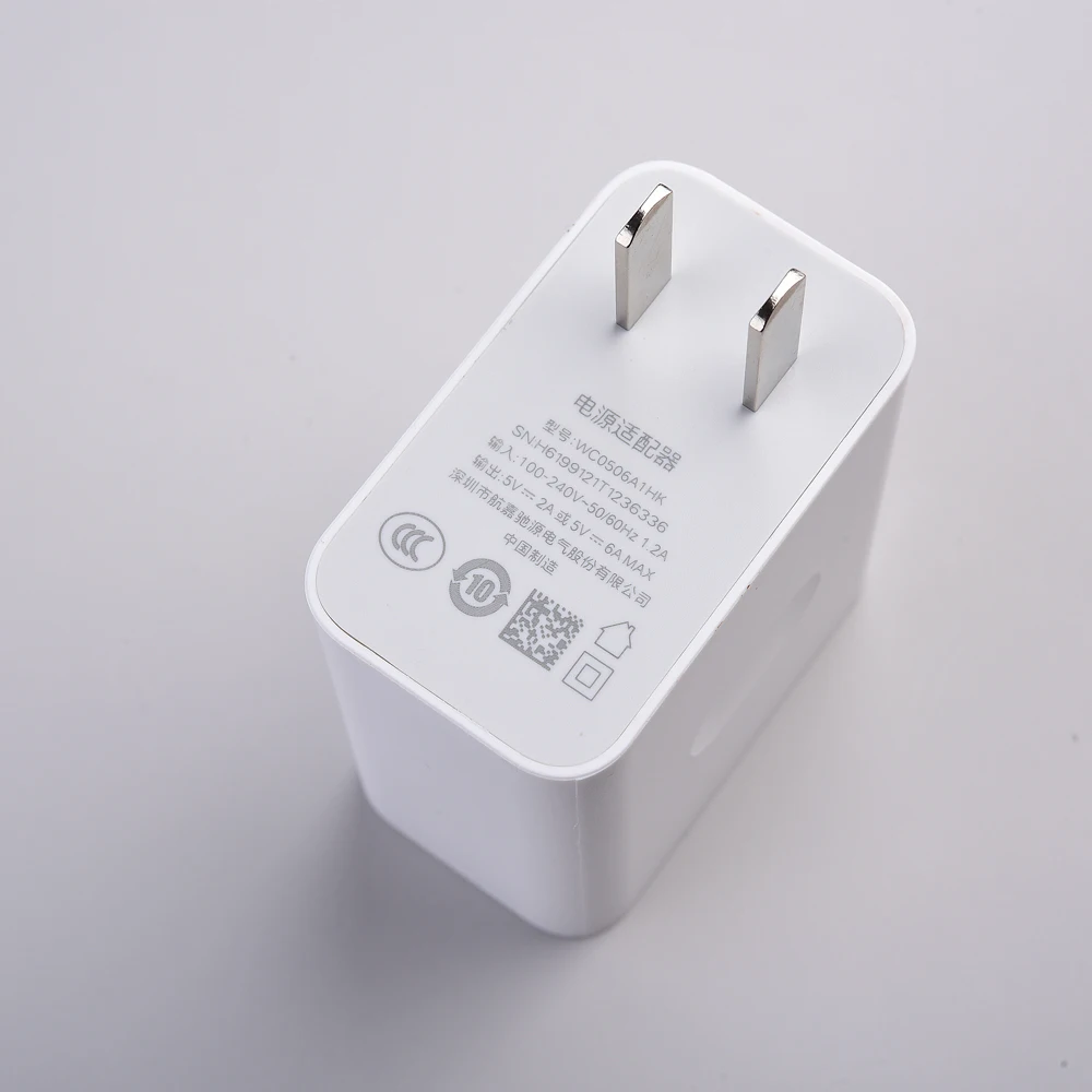Зарядное устройство Oneplus Warp 5 В/6 А 30 Вт USB адаптер для быстрой зарядки 1 м/1 м кабель