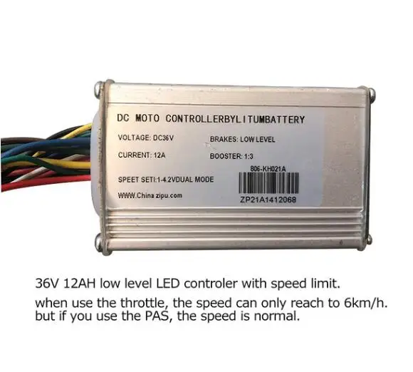 Контроллер электровелосипеда DC48V 36V 12A/14A/20A lcd/светодиодный контроль 250 W/350 W/500 W DC Бесколлекторный двигатель контроллер Аксессуары для электровелосипедов - Цвет: 36V 12AH LED