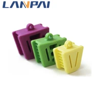 lanpai 2pcs dental oral occlusal pad mouth prop bite rubber opener retractor intraoral supporting device