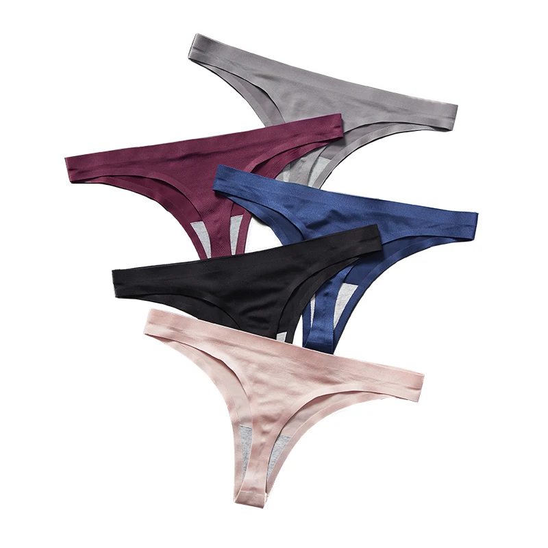 Женские сексуальные бесшовные трусики удобные мягкие стринги с низкой посадкой