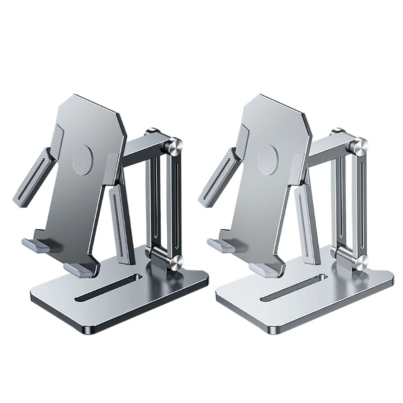 

Foldable Desktop Tablet Stand Aluminum Cradle Basic Dock Mobile Phone Adjustable