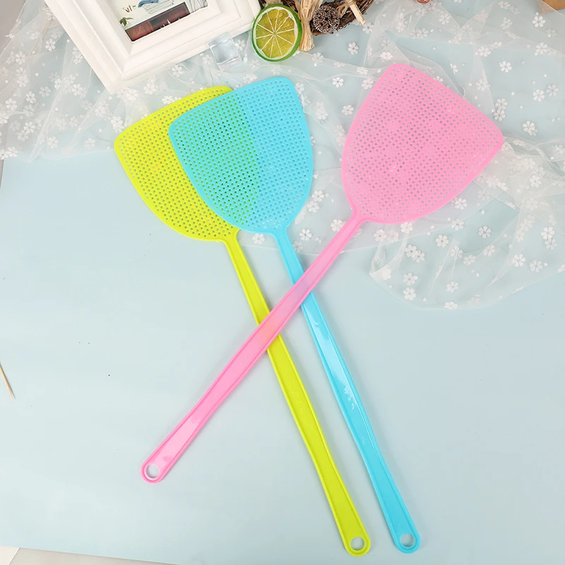 1 шт. пластиковый летучая мышь Прочный Длинный ручка Летучая Мышь убийца комаров