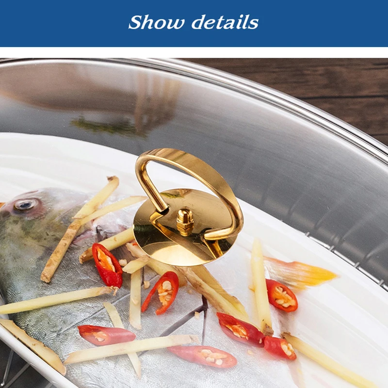 Кухонная утварь из нержавеющей стали большая Паровая плита многоцелевой