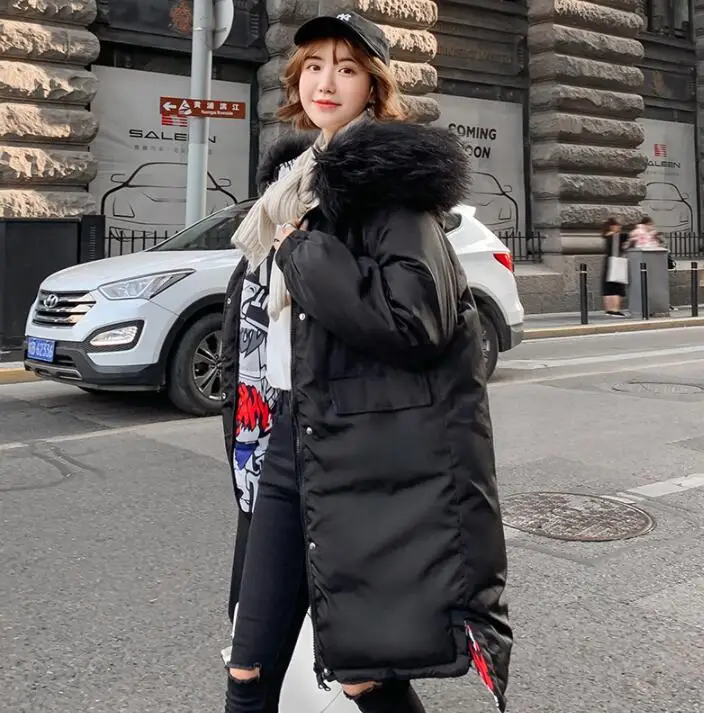 2019 модная зимняя куртка Женская свободная меховая Двусторонняя одежда с