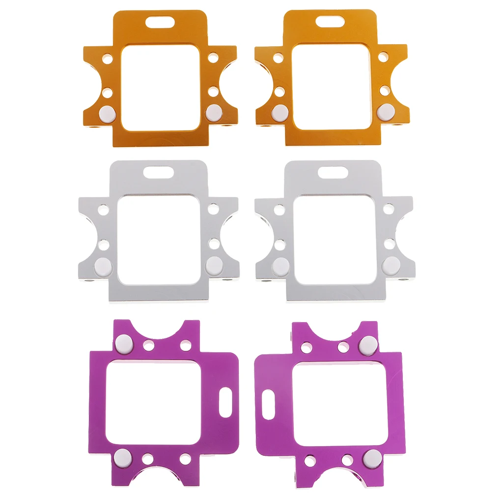 2 шт. алюминиевая задняя коробка передач крепление для HSP 1/10 RC на дороге