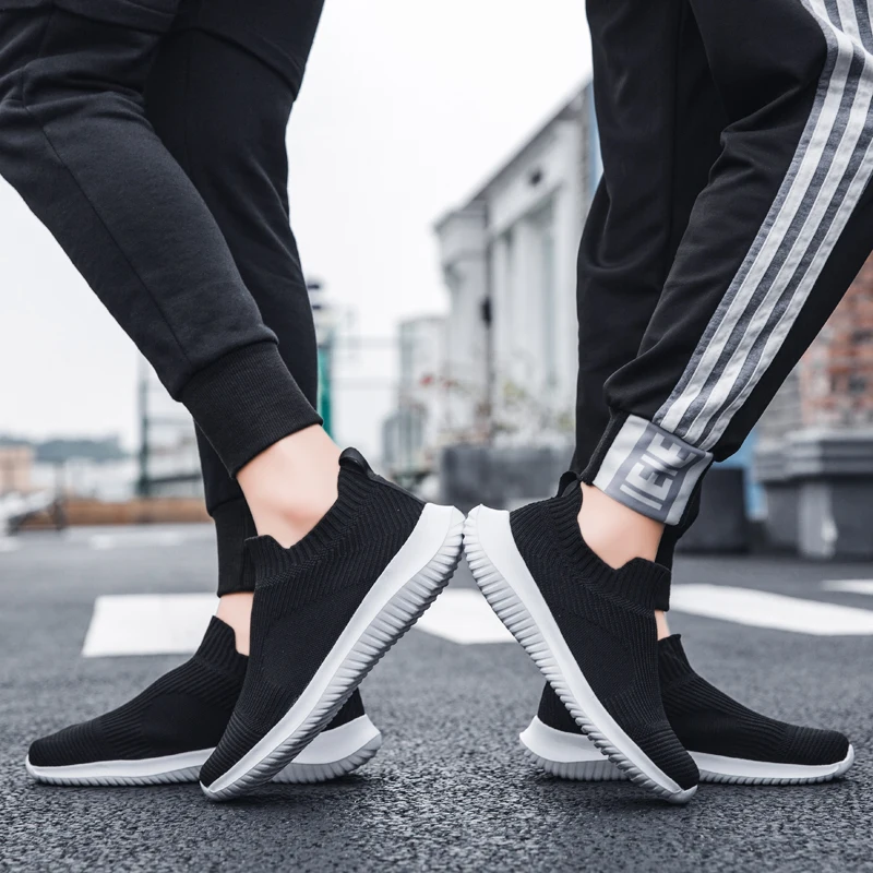 

Кроссовки Sapato мужские спортивные, Повседневная модная легкая дышащая обувь, повседневные противоударные, черные, белые