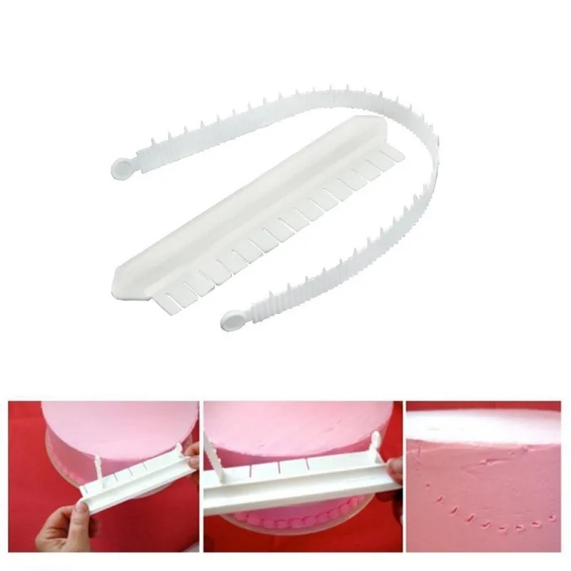 

2PCS/Set Cake Ruler Pastry for Cake Decorating Tools DIY Dessert for Kitchen Baking Kitchen Tools Cake Decoration Accessories