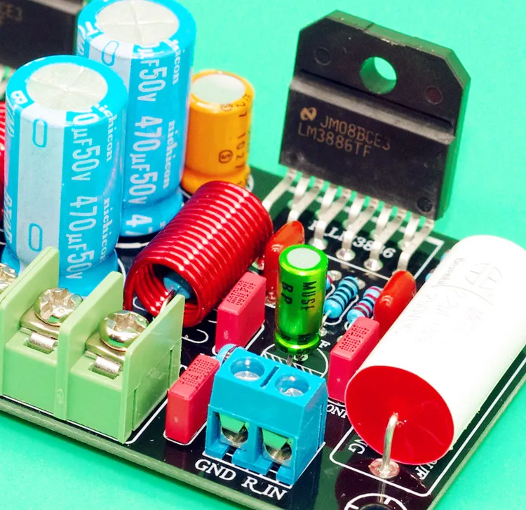 68 Вт + 2-сторонняя Плата усилителя мощности LM3886 комплект для самостоятельной